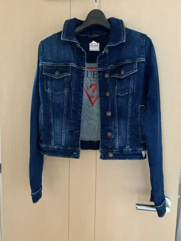GUESS 다크 블루 데님 자켓