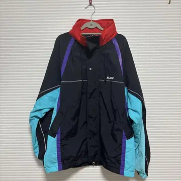 XLARGE 나일론 자켓 블랙/빨간색/파랑/보라색