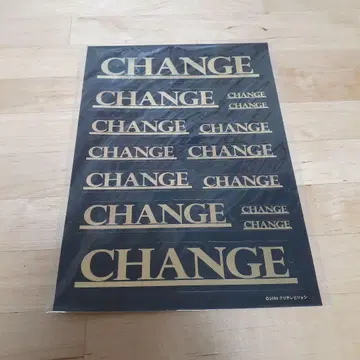 CHANGE 기무라 타쿠야 씰 후지TV 2008 헤이세이 레트로 당시물