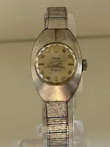 빈티지 RADO 21석 수동 와인딩 시계 실버 팔찌