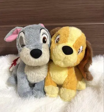 101마리 달마시안 레이디 & 트램프 봉제 인형