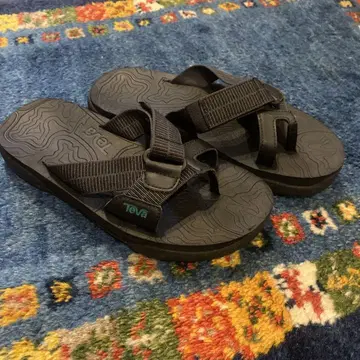 Teva 블랙 플립플랍 24cm