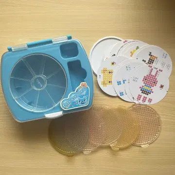 아쿠아 비즈 아트 비즈 없음 당시 물건 플레이트 5장
