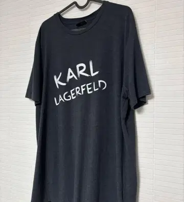 KARL LAGERFELD 그레이 T셔츠 XXL