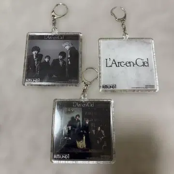 L'Arc-en-Ciel 라운드원 혜택 키링 3개 세트