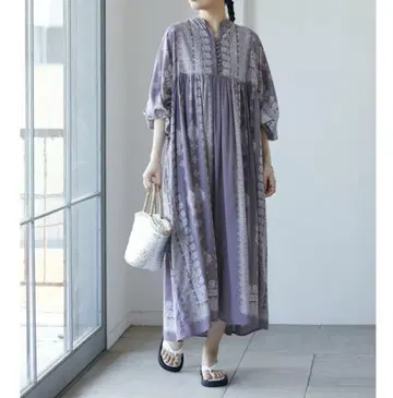 CRAFTSTANDARDBOUTIQUE 허리 절개 볼륨 원피스