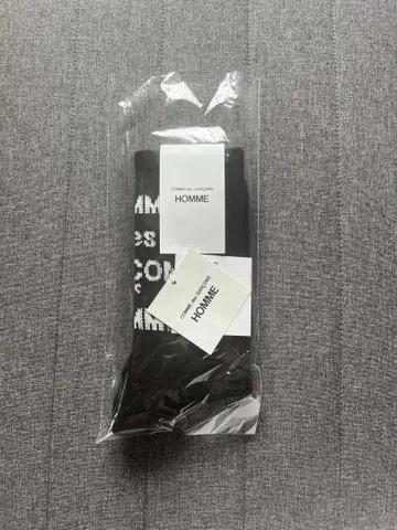 COMME des GARCONS HOMME 블랙 삭스