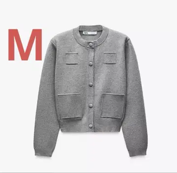 ZARA 그레이 가디건 M 사이즈
