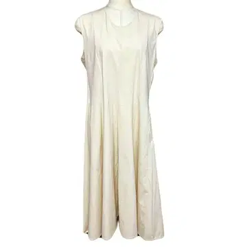 유니클로 x 띠어리 울트라 스트레치 플레어 롱 원피스 슬리브리스 XXL