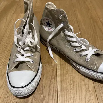 컨버스 올스타 베이지 하이컷 척테일러