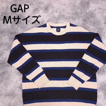 GAP 갭 니트 보더 스웨터 네이비 M 사이즈