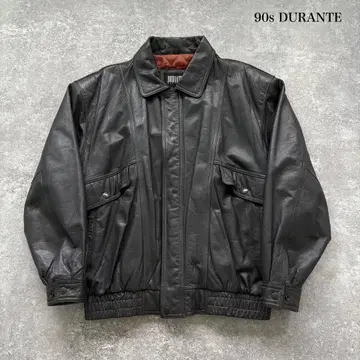 [ DURANTE ] 듀란테 90s 가죽 자켓 빈티지 짧은 기장 LL