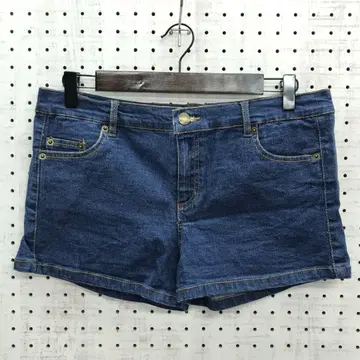 Y2K 00s 아메카지 웨스턴 갸루 구제 의류 로우라이즈 데님 숏팬츠