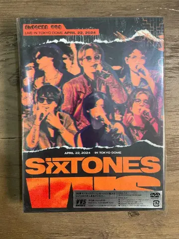 SixTONES VVS LIVE IN TOKYO DOME DVD 초회반