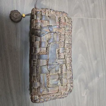 일본산 산포도 장지갑 키링과 핑 포함