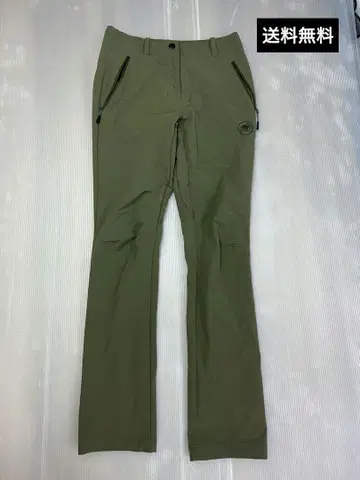 MAMMUT 올리브색 XS 슬림핏 포켓 부착 팬츠