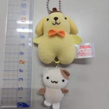초레어 폼폼푸딩 머핀 마스코트 키링 [미사용에 가까움]
