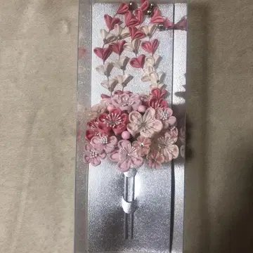 꽃다발 디자인의 머리 장식 ( 핑크 화이트 )
