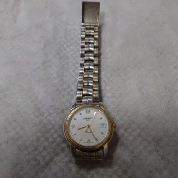 TISSOT 쿼츠 손목시계 실버/골드