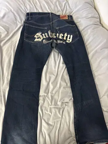 Subciety 스트레이트 데님 00s y2k