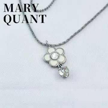 MARY QUANT 마리콴트 목걸이 2연 플라워 하트