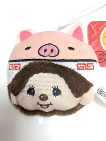 몬치치 페이스 마스코트 후쿠오카 한정판 하카타 라멘 돈코츠 세키구치 정품