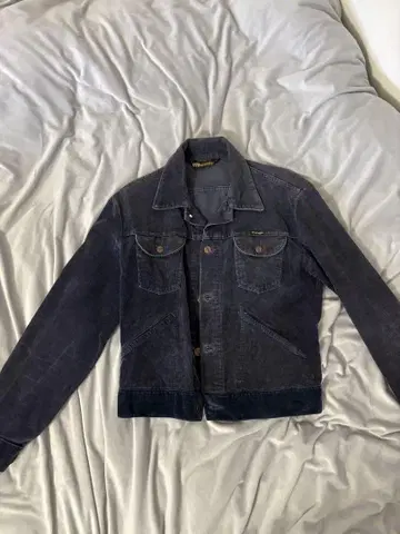 Wrangler 다크 블루 코듀로이 자켓 70s