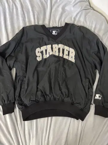 STARTER 블랙 나일론 자켓