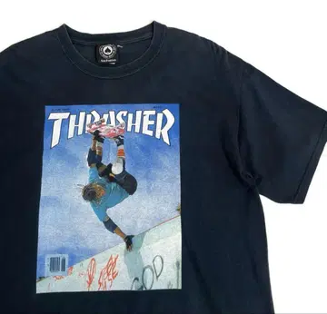 THRASHER 트레셔 반팔 스페이드 택 스케이트보드