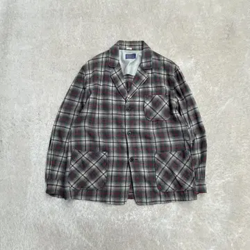 50s Pendleton 체크 테일러드 자켓