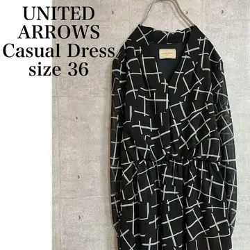 [ 새상품급 ] UNITED ARROWS 원피스 블랙 사이즈 36 S