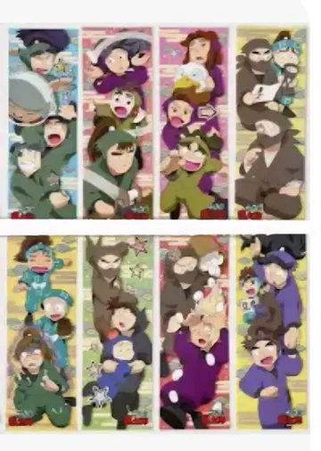 닌타마 란타로 스틱 포스터 (보통 8개, 특수 8개) 총 16개 세트