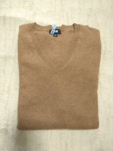 UNIQLO 캐시미어 100% V넥 스웨터 L