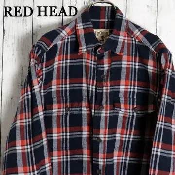 US 구제 의류 REDHEAD 레드헤드 체크 코튼 플란넬 셔츠