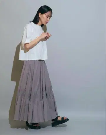 마이 스트라다 볼륨 보일 스커트