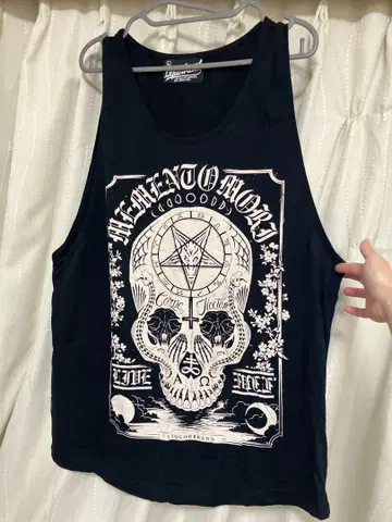 스컬 탱크탑 L 사이즈 Liquorbrand