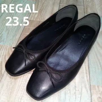 REGAL 23.5 리걸 펌프스 발레 슈즈 블랙 가죽