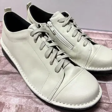 T111 새상품급 25.0 돌체 여성용 신발 가죽 지퍼 천연 가죽