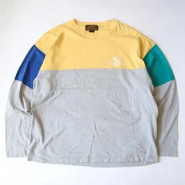 80s Eddie Bauer 롱티 클레이지 컬러 레어 USA 구제 의류