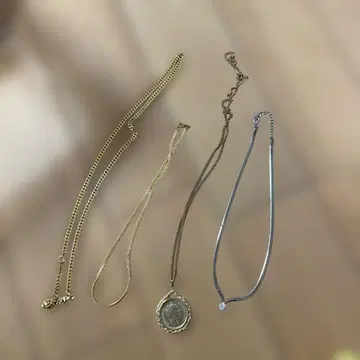 코인 펜던트 목걸이 세트