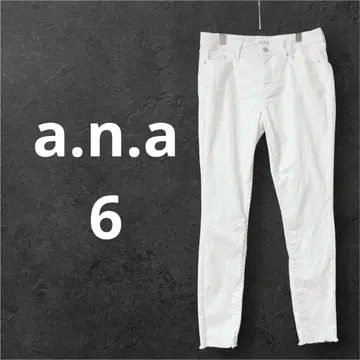 a.n.a 미드 라이즈 스키니 팬츠 6 화이트