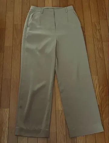 MARW UNITED ARROWS 세미 와이드 턱 팬츠 그레이