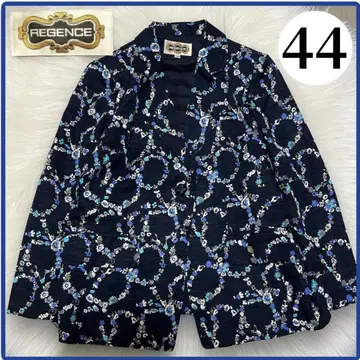 [ 새상품급 ] REGENCE 레지앙스 44 실크 100% 자켓 꽃무늬