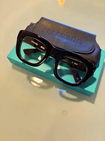 EFFECTOR 델타 블랙 안경 케이스 포함