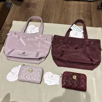 시마무라 아오키 미사코 x 니나스 런치백과 지갑 세트