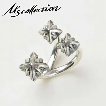 Mscollection 크로스 모티브 실버 반지