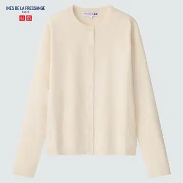 UNIQLO 이네스 샤이니 크루넥 스웨터 가디건 M