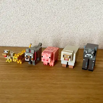 마인크래프트 액션 피규어 동물 (6종 묶음 판매)