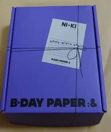 ENHYPEN B-DAY PAPER 니키