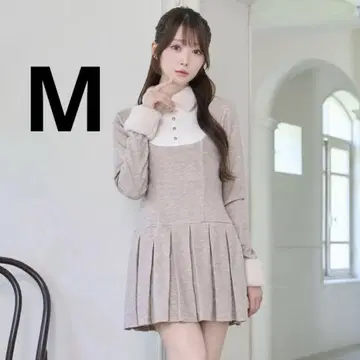 rosemuse Knit sew pleated op 원피스 로제뮤